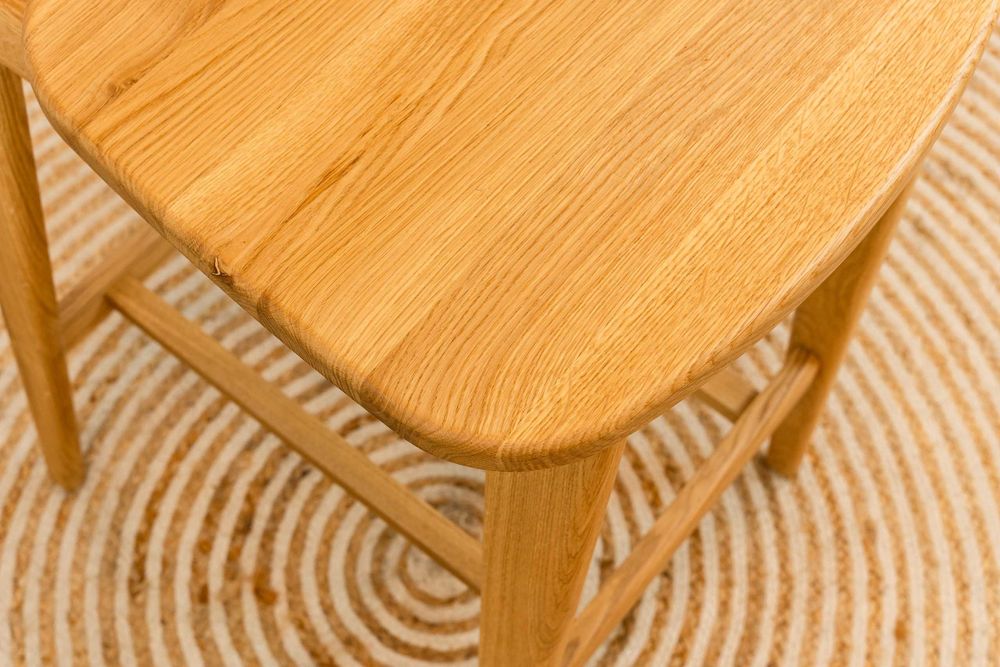 Krzesło dębowe barowe hoker z drewna dębowegо, drewniane krzesła