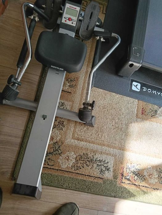 Bieżnia Domyos, wioślarz Kettler, orbitrek York