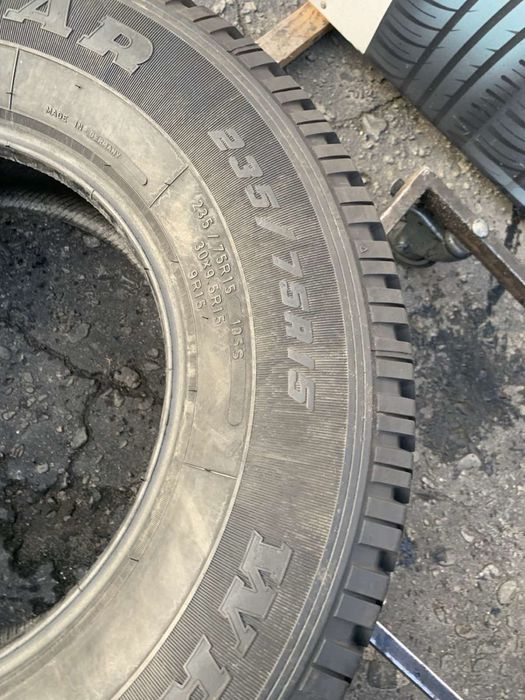 Шинa 235/75 R15 1шт Goodyear всесезон 10мм
