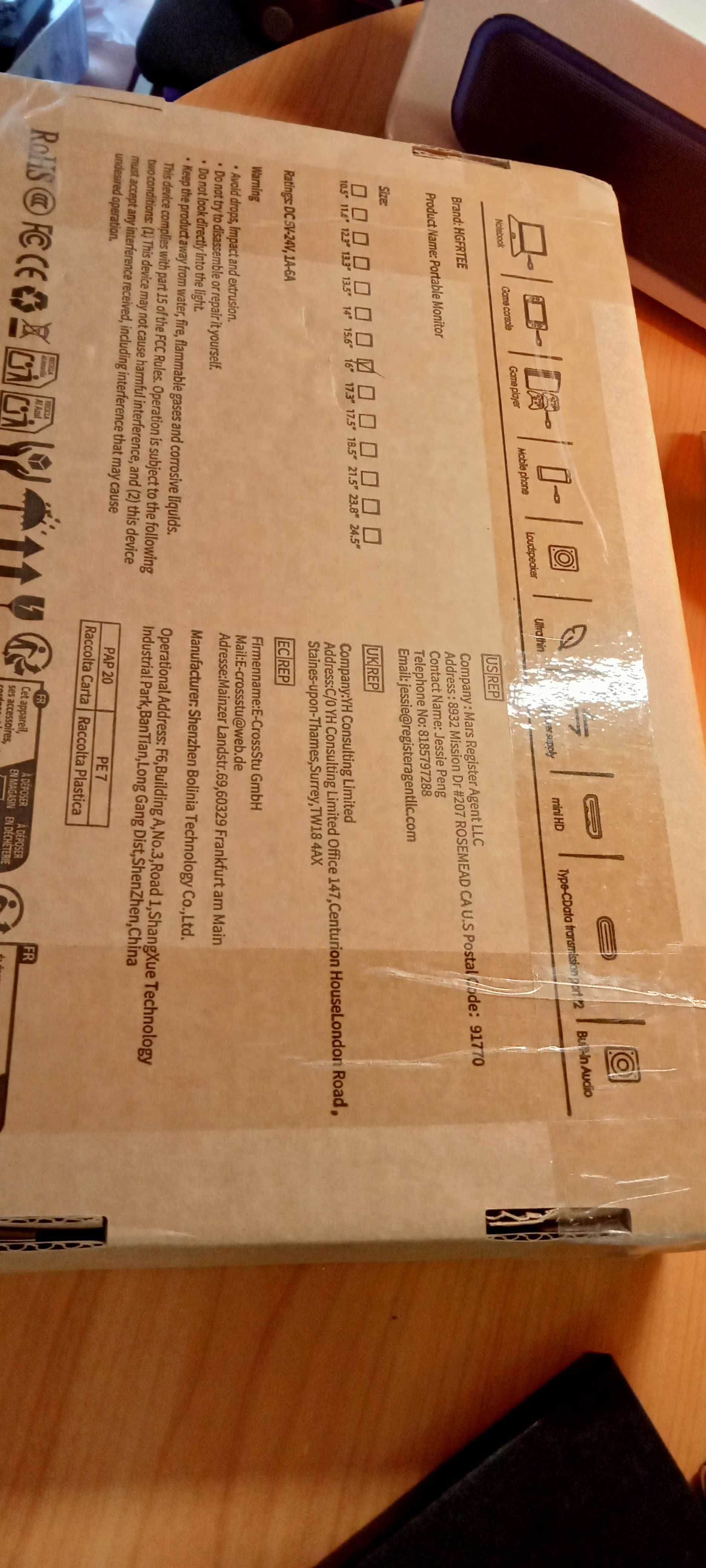 Monitor Portátil+Artigos. Oportunidades