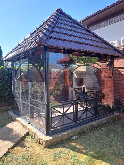 М’які вікна з плівки ПВХ Запоріжжя. М’які вікна для альтанок і терас.