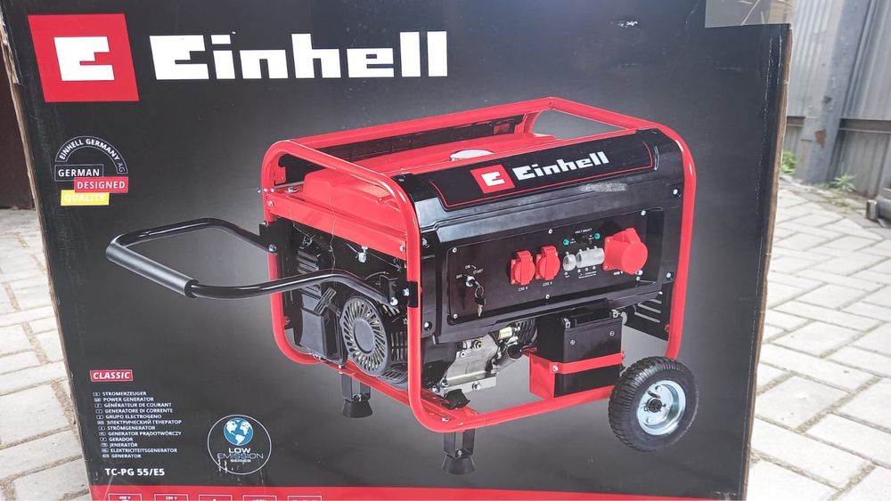 Einhell TC-PG55/E5 гегератор Новий з газом