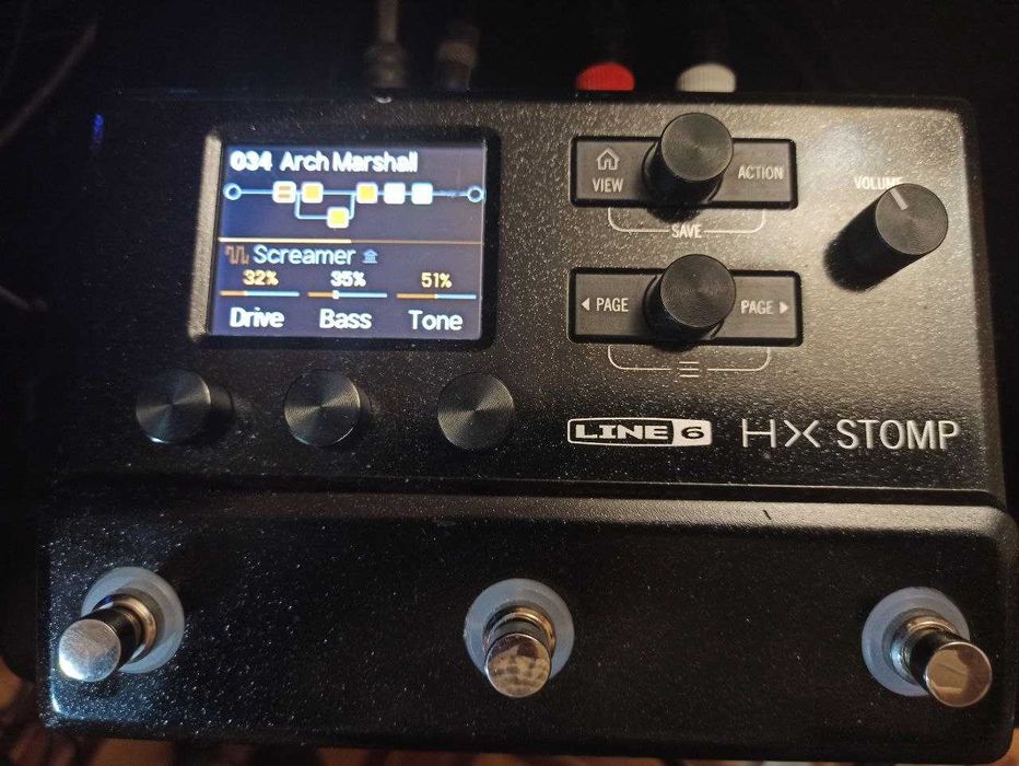 LINE6 HX Stomp - процессор эффектов для гитар, бас гитар, синтезаторов