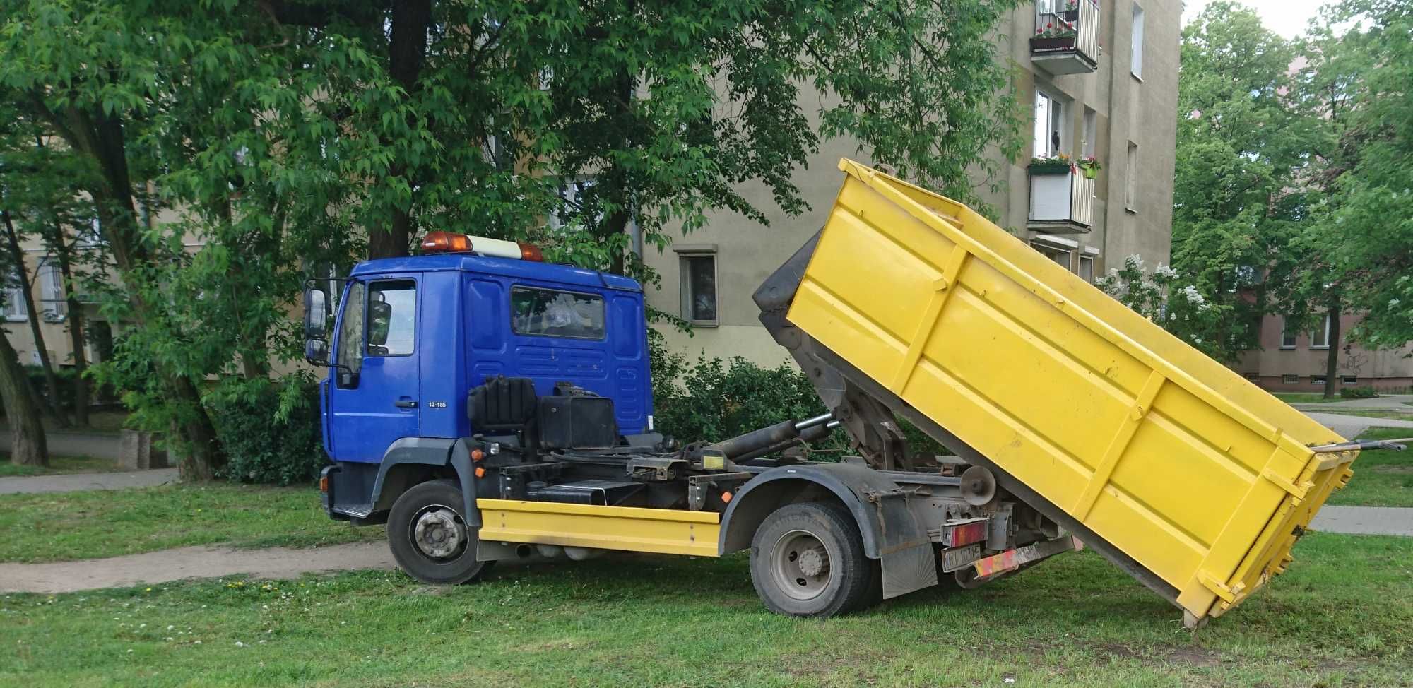 Wynajem kontenera na śmieci budowlane, gruz i inne odpady - Warszawa