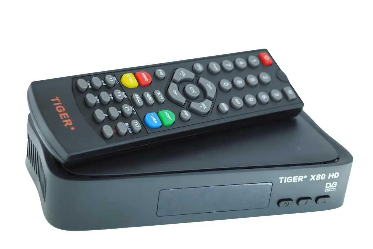 Спутниковый цифровой DVB-S2 ресивер Tiger X80 HD