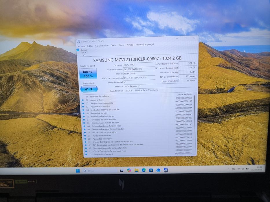 Acer nitro 16 RTX 4070 32GB NOVO
