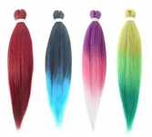 EZ-BRAID  КАНЕКАЛОН   Easy Braid  Однотон Омбре.