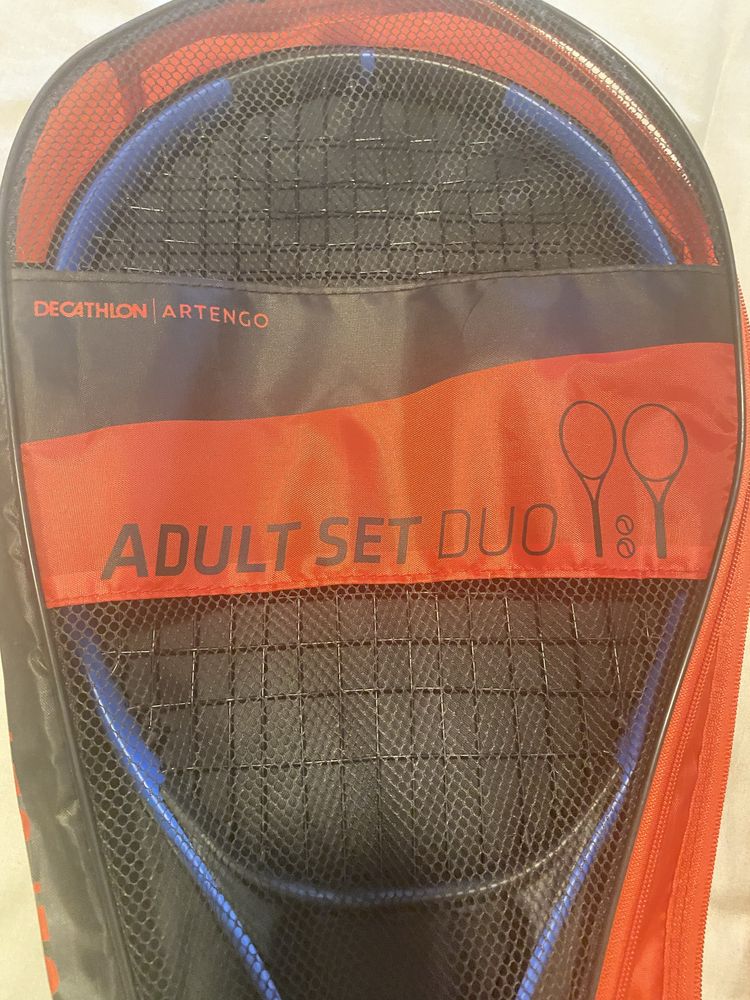 Set duplo adulto tenis