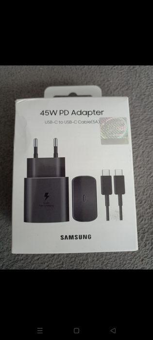 Szybka Ładowarka Zasilacz do telefonów Samsung 45W Super Fast Charge