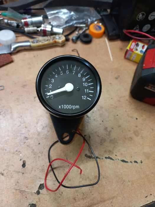 Тахометр мото универсальний, привід тросом
