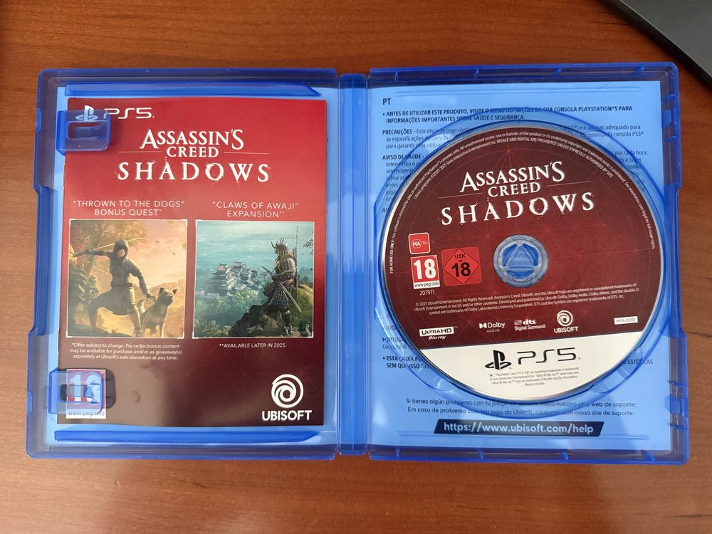 Assassins creed shadows ps5