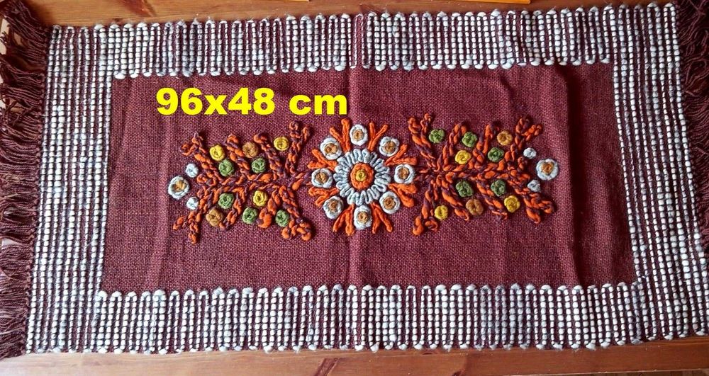 Wełniany kilim Cepelia lata 70-te PRL w świetnym stanie