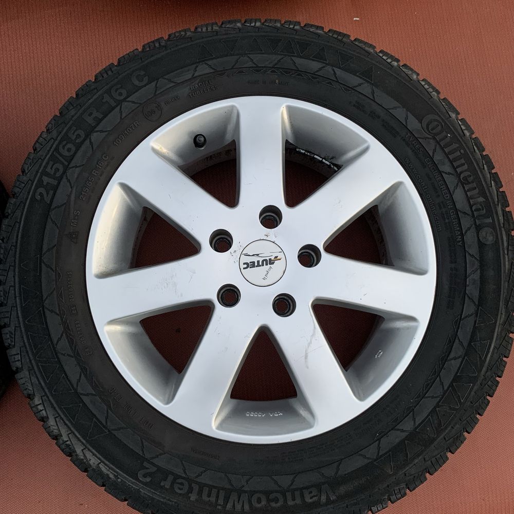 Mocne alufelgi 16 Autec Germany do VW T5 T6 6.5x16 5x120 ET40 wysyłka