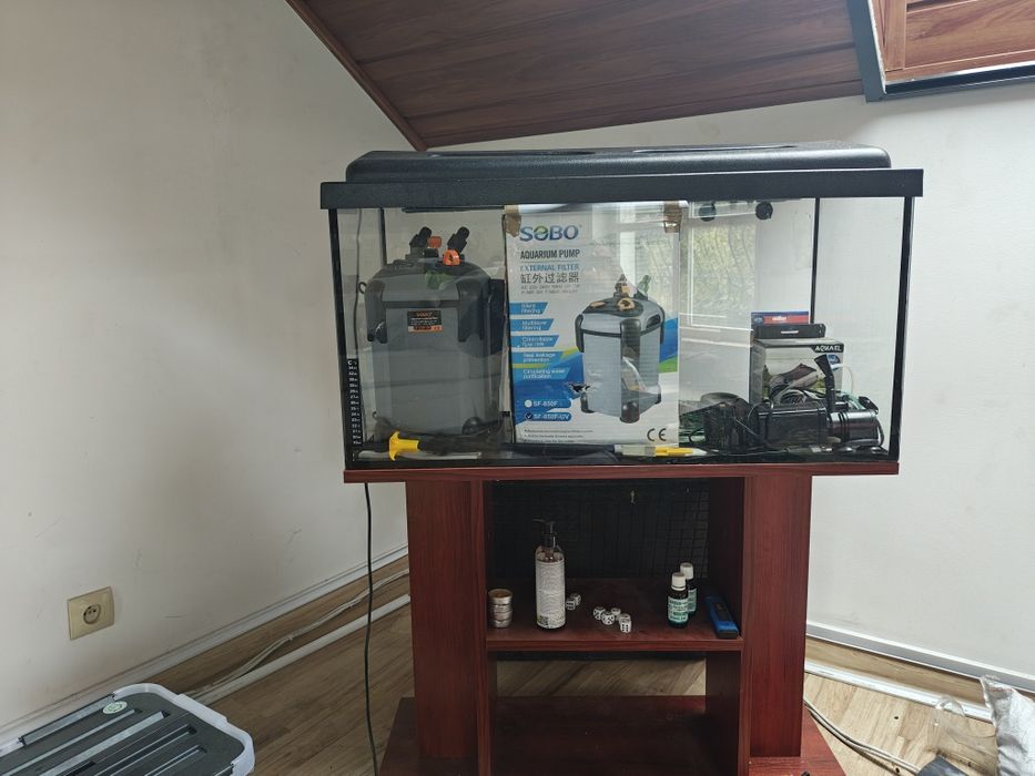Akwarium 112L z akcesoriami