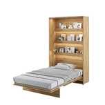 Powystawowy półkotapczan Bed Concept BC-02 dąb artisan