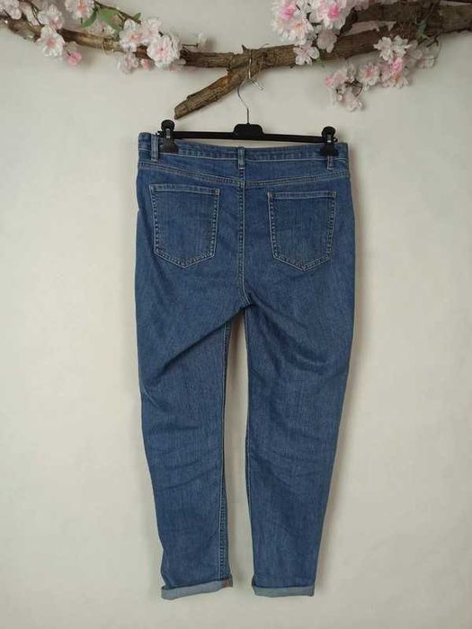 Spodnie dżinsowe jeans dżins ciążowe maternity, ciąża, brzuch 12 40, L