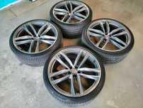 Felgi Audi RS6 C7 21"x9,5", ET25, 5x112 + opony 275/30/21, A8 D3