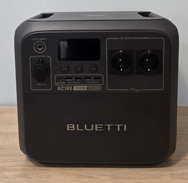 Зарядна станція Bluetti P-AC180-EU-GY-Bl-010
модель: P-АС180-EU-GY-BL-
