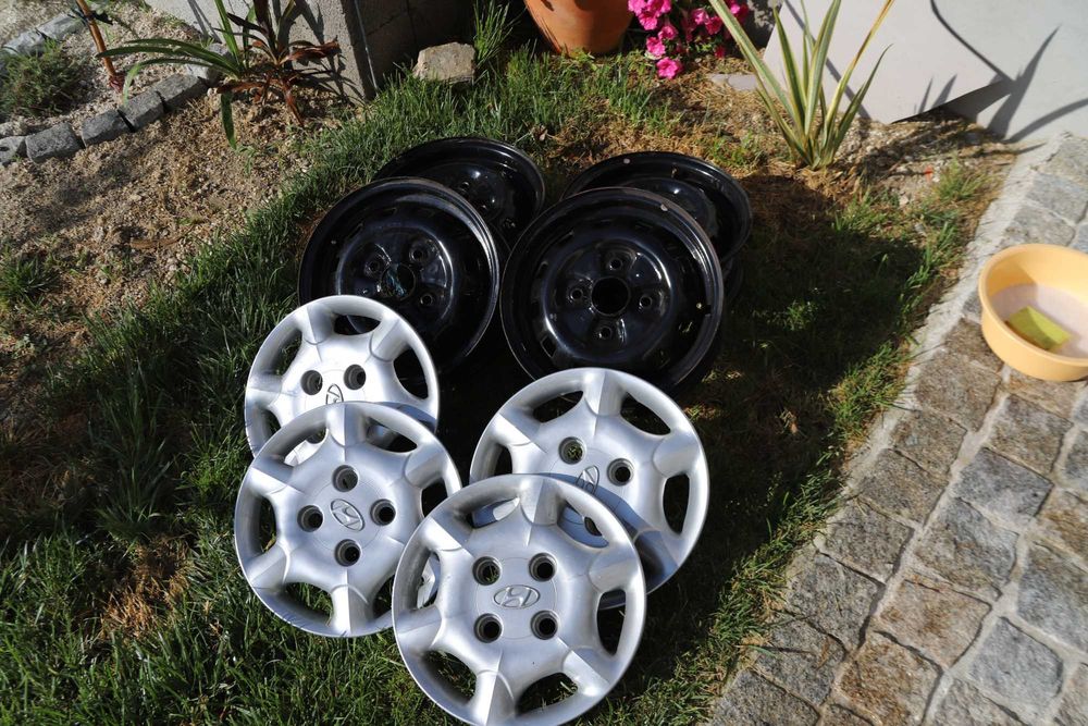 Jantes de ferro R13 Hyundia Accent Sem uso