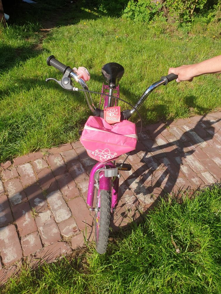 Różowy rower dla dziewczynki
