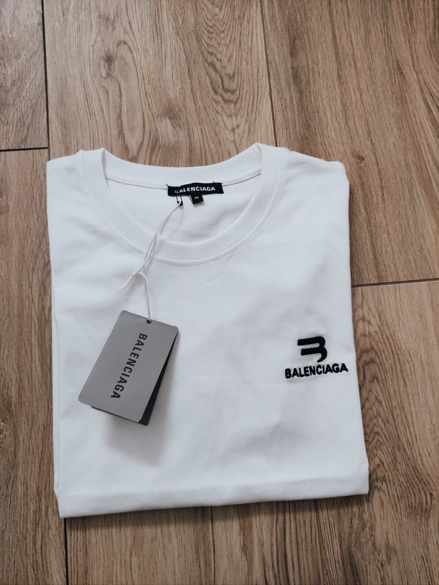 BALENCIAGA świetny męski T-shirt rozmiar L