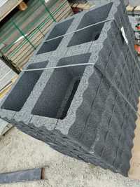 Donica 60x40x25 cm doniczka betonowa gazon kwietnik klomb mur