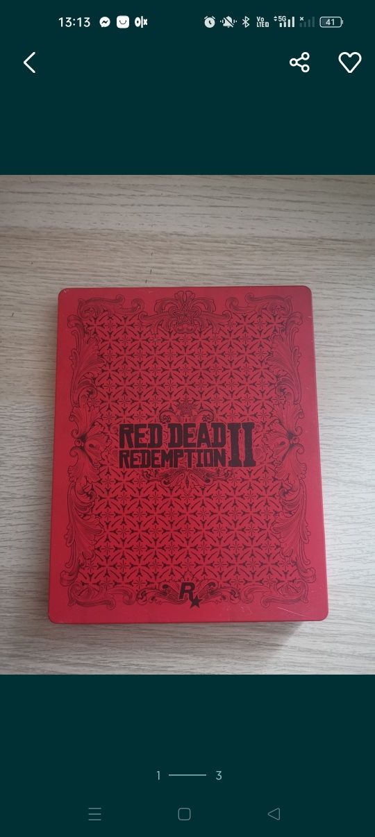 Red dead redemption 2 Rdr II steelbook Xbox one s x series