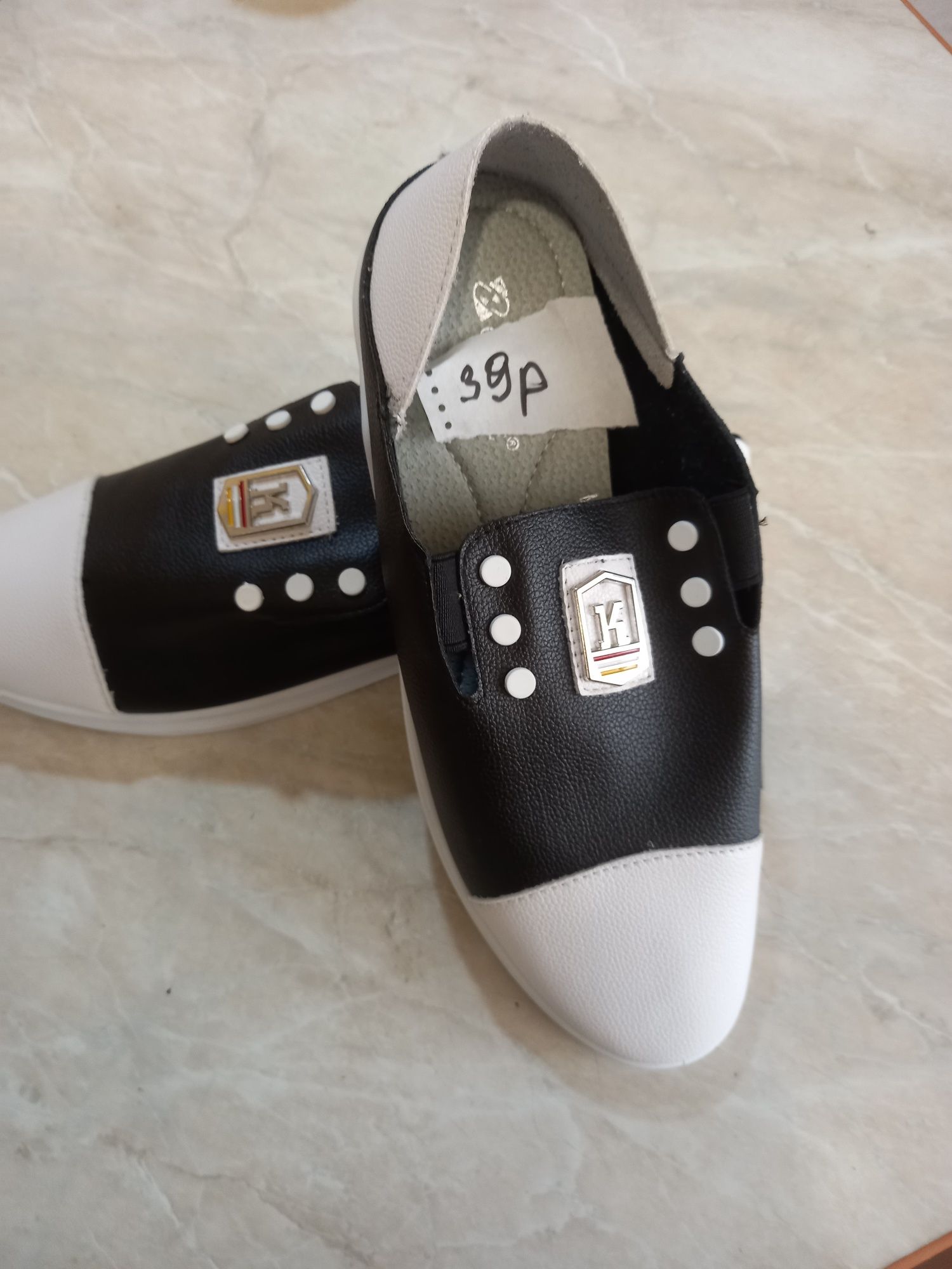 Мокасины  39-40р, новые