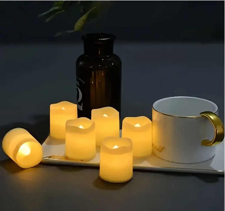Zestaw 12 świeczek typu tealight