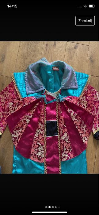 Strój kostium przebranie piraci z Karaibów Disney 5-7 lat 122