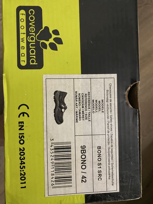Чоловічі робочі сандалі BONO S1 SRC Coverguard 42 — НОВІ