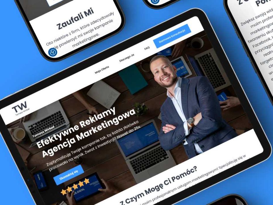 Strona internetowa w 7 dni - 1490 zł brutto