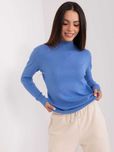 Niebieski sweter basic S/M