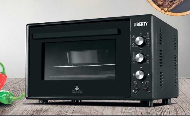 Турецкая сборка! Духовка настольная  Liberty T-260 CB/ 60 л/ 2 стекла