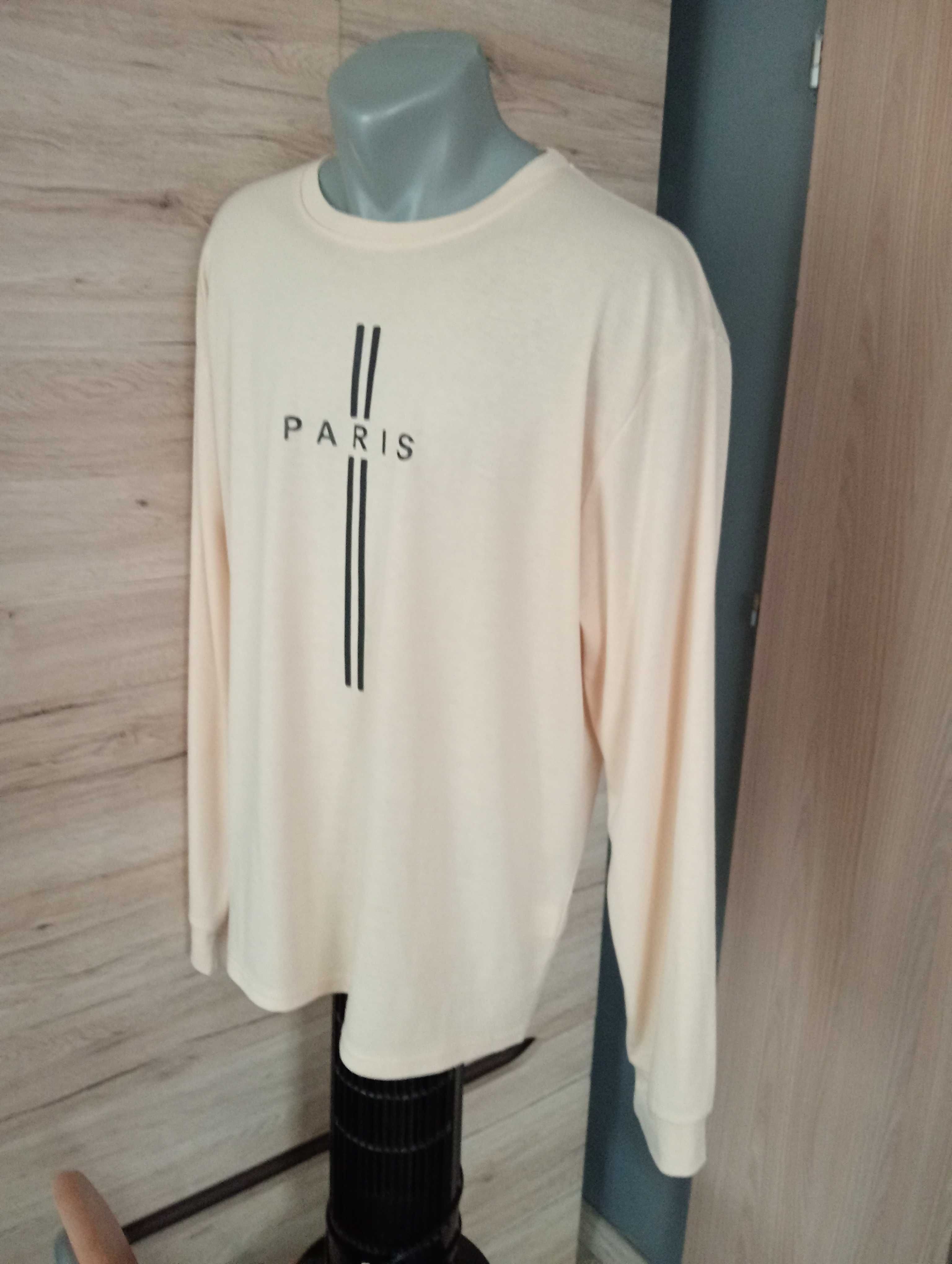 Bluza z napisem PARIS -  XL (Nowa)