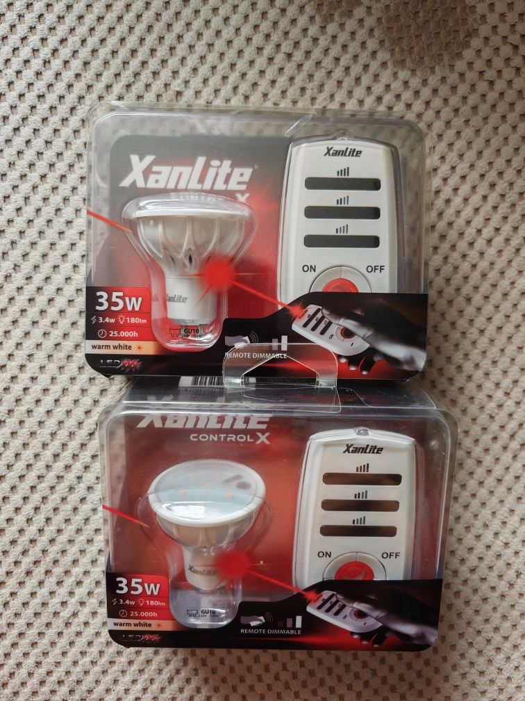 Xianlite control-x żarówki sterowane pilotem gu10 180 lumen Sciemnialn