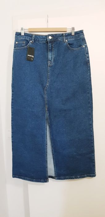 "Simply be" Spódnica jeansowa długość midi