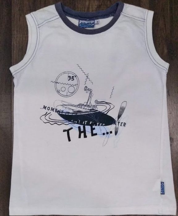 Komplet koszulek bez rękawków dla chłopca w rozm.116-122 cm