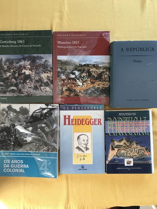 Varios livros Historia Portigal e Historia Mundo