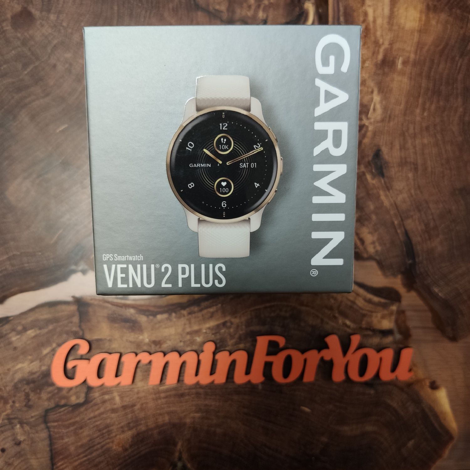 Garmin Venu 2 Plus айворі з кремово-золотистим безелем 010-02496-12