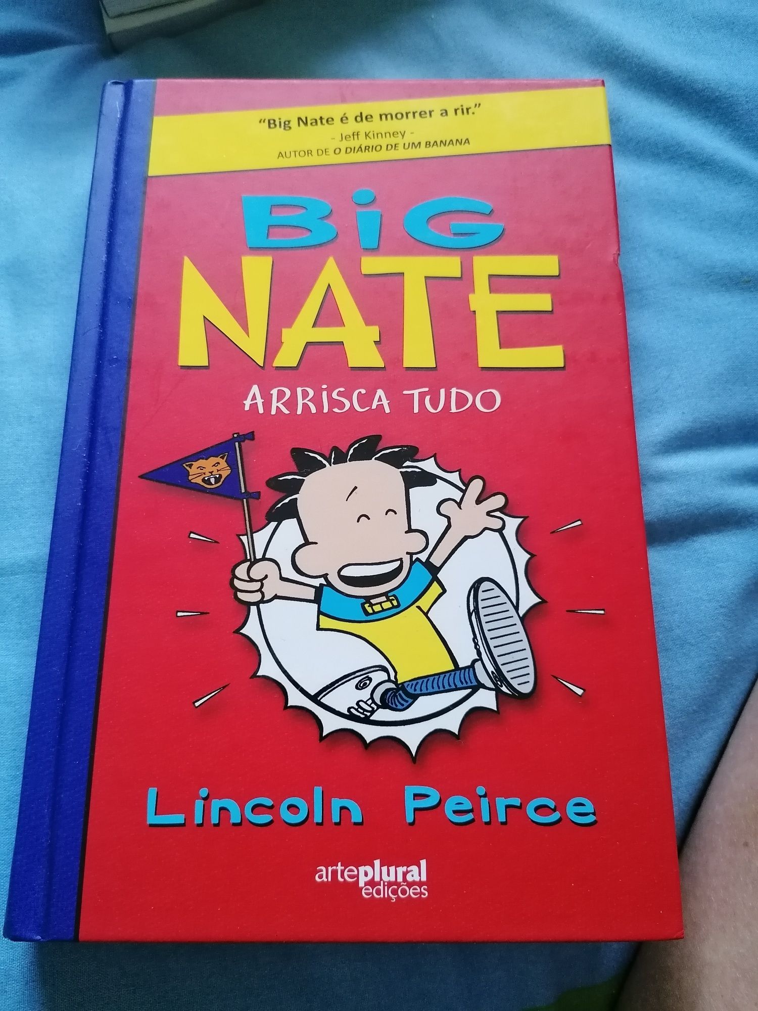 Livro: ' Big Nate Arrisca Tudo'