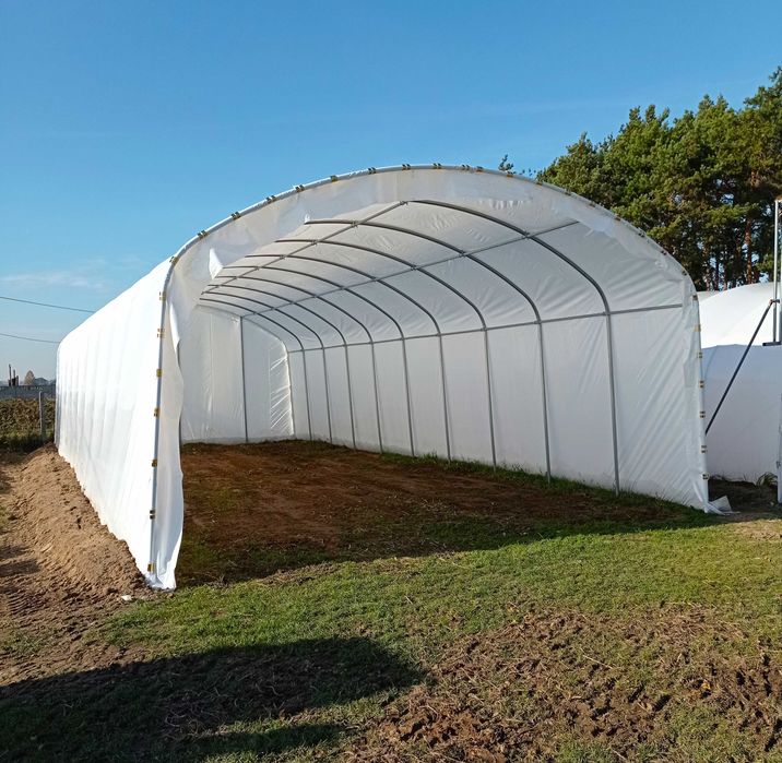 Hala Namiotowa Łukowa Rolnicza Magazyn Wiata Tunelowa 6.5x4.5x15