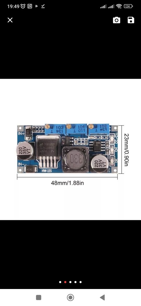 LM2596-CC/CV Понижуючий перетворювач універсальний зарядний