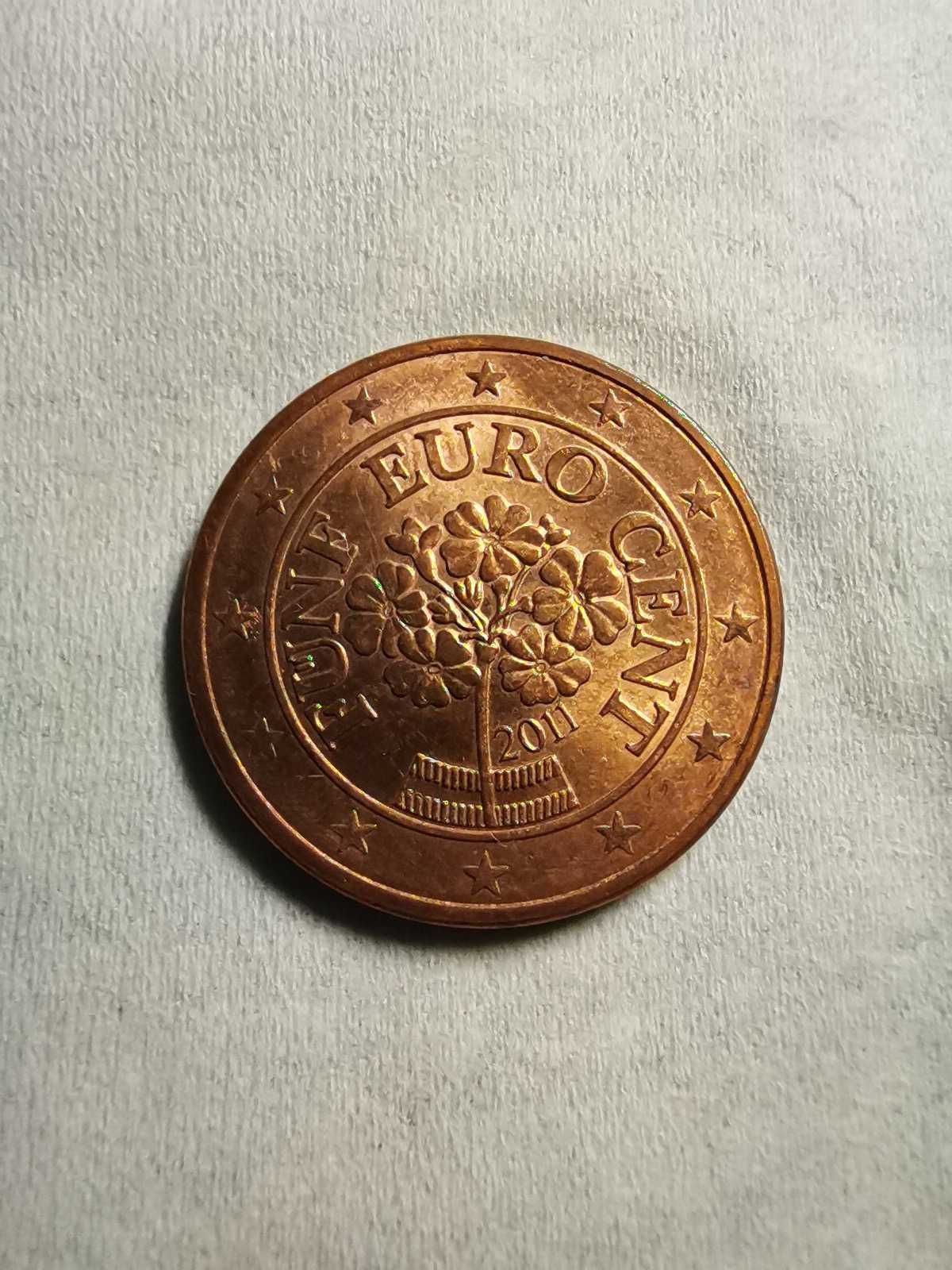Austria, 5 Euro Cent, 2011, Vienna