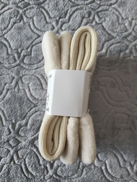 2 pary ciepłe SKARPETY GRUBE ANGORA 39-42 unisex