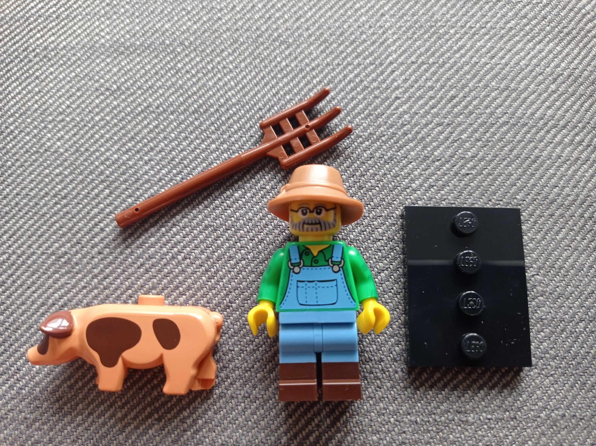 LEGO 71011 minifigures ludzik klocek figurka minifigurka farmer rolnik