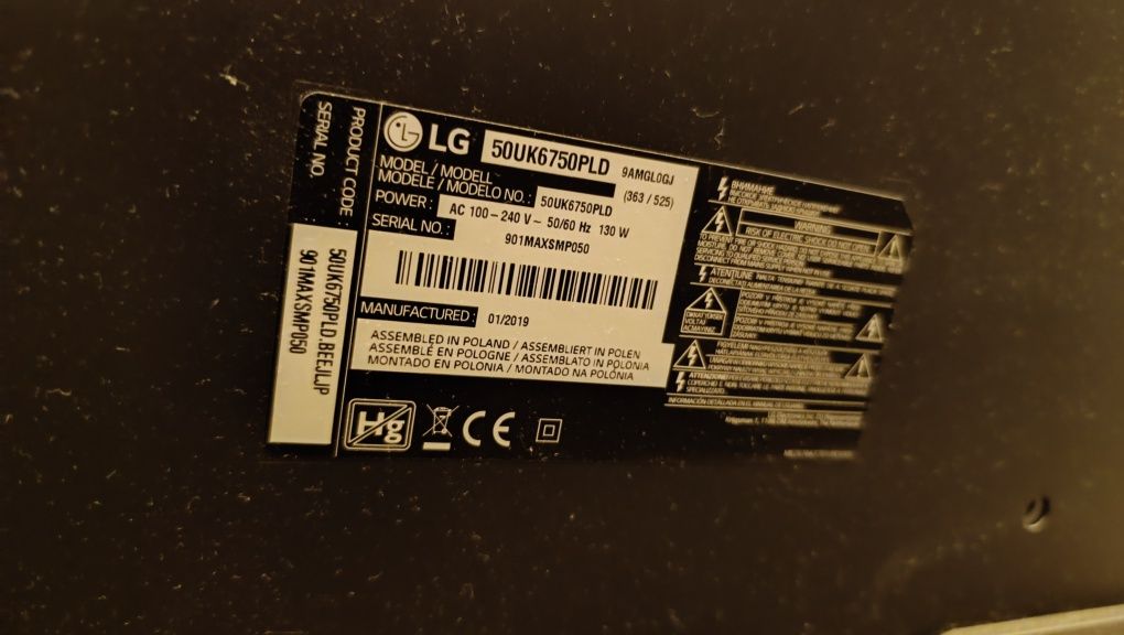 Telewizor LG 50'