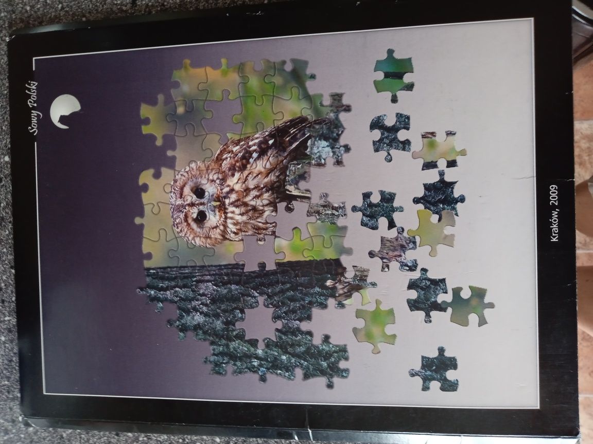 Puzzle dla dzieci sowa