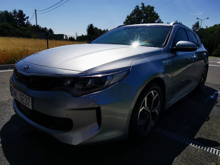 Kia Optima Kia Optima 2.0 Hybryda Plug-In 205 KM kombi hak navi grzane fotele