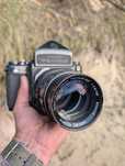Pentax 67, зі свілосильним портретником.